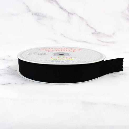 Creative Ideas 7/8-Inch Solid Grosgrain Ribbon, 50-Yard, Black...