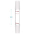 stonylab Glass 24/40 Straight Laboratory Adapter, Borosilicate Glass 30 mm Between Two 24/40 Ground Inner Standard Taper Joints for Laboratory Lab...