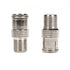 RG6 Compression F Type Connector Quick Push on Coax Cable Adapter Nickel Plated Pack of 5...