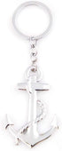 3D Anchor Key Chain Car Logo Metal Key Ring Couples Keychain...