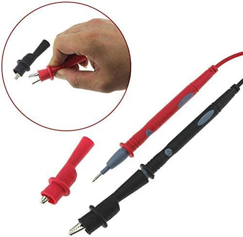 Replacemen Push-on Alligator Clips for Multimeter Test Lead,4 Pcs (4 PCS)...