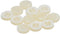 12 Pcs White Buttons - 4 Hole 14l Buttons for Sewing Size 0,35” 0,4” 0,45” Round Buttons for Crafts & DIY – Plastic 9,10,11mm Buttons - Sewing Acc...