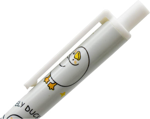 12PCS Little Yellow Duck Pens Happy Lovely Duck Retractable Gel Pens Novelty Animal Rollerball Pen Black Ink For School Supplies Office Party Birt...