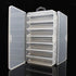 OriGlam Fishing Lure Box Tackle Storage Trays Fishing Tackle Storage, Double Side 14 Compartments, Waterproof Accessory Box Fishing Lure Bait Hook...