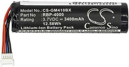 Battery for D*atalogic GM4100,GM4130,GM4400,GM4430,GBT4400,GBT4430,GM4100-BK-433Mhz,RBP-GM40,fits P/N:RBP-4000,BT-8 (3400mAh/12.58Wh)...