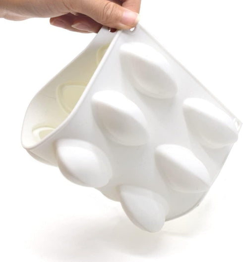 Quenelle Silicone Molds ?Sea Shells Cake Mold?Quenelle Mold Shape?French Dessert Mousse Silicone White Pastry Mould Baking Non-stick Decoration Ba...