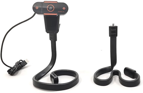 Sports Camera Holder Flexible Arm Stand with 1/4 Threaded Non-Screw Gooseneck Mount Stander for Gopro Action Cameras DSLR Monitor Stroller Handleb...