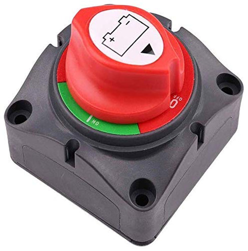 Marine Battery Disconnect Switch - Premium On-Off Position Master Cut Off Switch - 6V 12V 24V 48V - Battery for Boat, ATV, RV, UTV, Heavy Duty Wat...