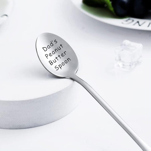 Dad Gifts for Birthday Christmas from Daughter Son Creative Dad’s Peanut Butter Spoon for Father's Day Peanut Butter Lover Gift for Daddy Dads Day...