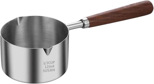 SHERCHPRY Small Pot with Oil Cooking Ladle Kitchen Cookware Reusable Sauce Pan Milk Pan Sauce Pans for Stove Top Noodle Pot Saucepan for Stove Top...