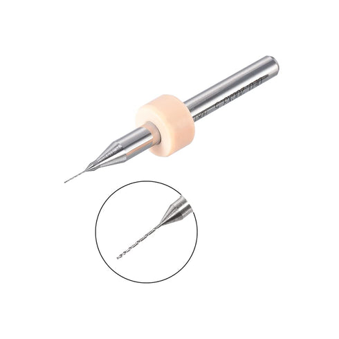 uxcell PCB Drill Bits 0.2mm Tungsten Carbide Rotary Tool Jewelry CNC Engraving Print Circuit Board Micro Drill Bits 1/8 Inch Shank 1 Set (10 Pcs)...