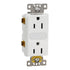 Square D by Schneider Electric Square D X Series Duplex Decorator Tamper Resistant Electrical Outlet with LED Night Light for 125 Volts, 15 Amp, M...
