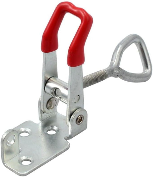 Tanice 4PCS Adjustable Toggle Clamp 180kg 400Lbs Holding Capacity Hasp Clamp Steel Latch Catch Clip Pull Action Latch for Tool Boxes, Trunk, Cases...