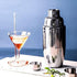 FRONTIER Cocktail Wine Shaker - Stainless Steel Martini Shaker with Cap and Strainer - 10OZ...