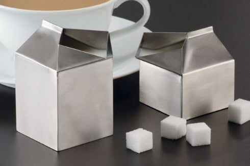 American Metalcraft MCC500 Stainless Steel Milk Carton Creamer Dispenser, Silver, 5-Ounce...