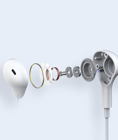 Earbuds Noise Cancelling Wired Magnetic Earphone Headphones for Samsung Galaxy A13 A23 A03S A02S A12 A22 A32 A42 A52 A72 A14 5G OnePlus Nord N30 N...