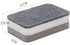 5 Pcs Heavy Duty Scrub Sponges,Dual-Sided Dishwashing Sponge for Kitchen,Multi-Use Deep Cleaning Scrub Sponge (Grey White)...