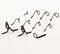 11pcs Fly Fishing Rod Guides Set, Fishing Tip Repair Kit, Hard Snake Guides and Tip Ring Hook Keeper, DIY Eye Rings for Rod Building or Repair Bla...
