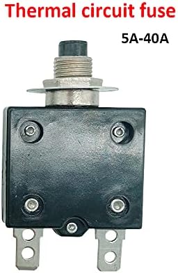 125-250V AC 35A Circuit Breaker Push Button Thermal Overload Protector Manual Reset L1 Series...