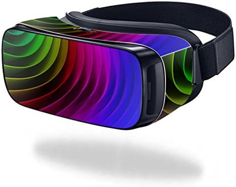 MightySkins Skin Compatible with Samsung Gear VR (Original) Cover wrap Sticker Skins Color Wheel...