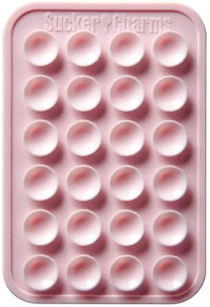 Removable and Reusable Suction Cup Phone Mount/Patent Pending (Pink-a-Licious)...