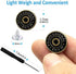 30 Sets Jeans Replacement Buttons 17mm Jean Buttons Replacement Kit with Rivets and Metal Base in Storage Box (Bronze,Silver,Copper)...