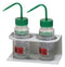Cole-Parmer AO-63526-50 Bottle Holder for Two, 3-1/8" Diameter Bottles; 1/Pk...