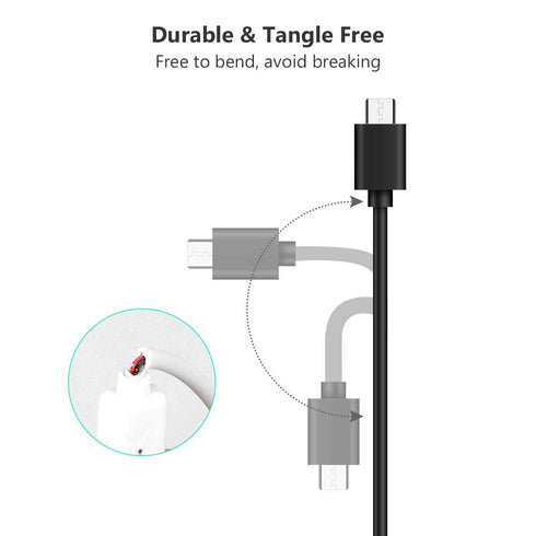 USB Charging Cable Charger Cord Compatible for TREBLAB FX100 HD77 HD7,BUGANI M83,AOMAIS GO,iFox iF012 Bluetooth Speakers Power Cord...
