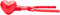Red Winter Snowball Maker Clips, Duck Heart Shaped Snow Ball Maker Clamps, Outdoor Winter Play Snow Sand Mold Tools for Sandboxes and Beach Tool S...