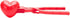 Red Winter Snowball Maker Clips, Duck Heart Shaped Snow Ball Maker Clamps, Outdoor Winter Play Snow Sand Mold Tools for Sandboxes and Beach Tool S...