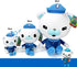 7.5 inch Barnacles Stuffed Plush Toy, Children Software Cartoon Captain Polar Bear Animal Doll Toys Gift (19cm Barnacles)...
