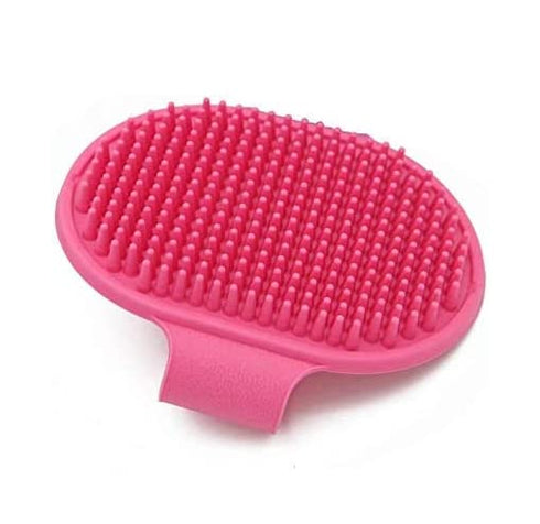 Veewon Silicone Pet Brush Pet Massage Bath Shampoo Brush Dogs Cats Cleaning Grooming Brushes (Green)...