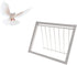 Pigeon Trap Doors Pigeon Loft Door Pigeon One Way Entrance Door Iron T Bars Frame Window Bird Cage Door(12 * 10 inch)...