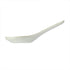 3 pcs Asia Porcelain Soup Spoon Ceramic Rice Spoons Chinese Won Ton Spoons for Home, Kitchen, or Restaurant, White...