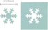 Bira Craft 1 inch Snowflake Lever Action Craft Punch, Christmas Punch, for Paper Crafting Scrapbooking...