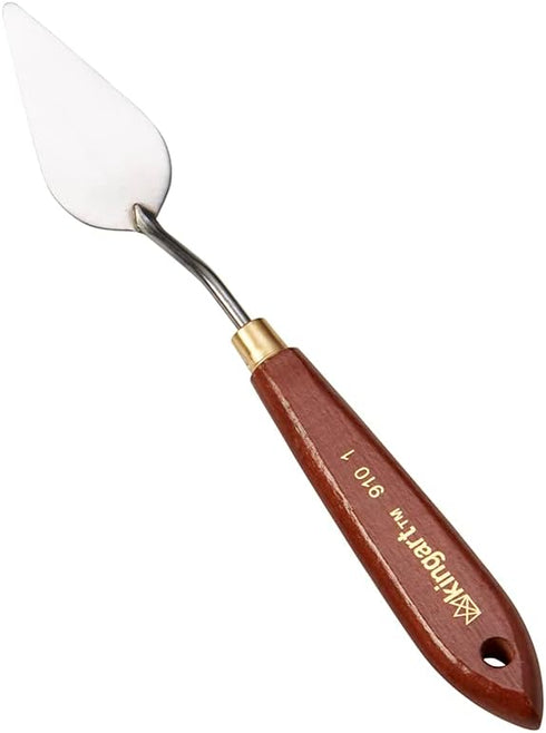 KINGART 910-1 Short Taper TROWEL PALETTE KNIFE and Painting Tool for Scraping, Mixing and Painting with Oil and Acrylic Paints...