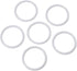 30pcs White Dreamcatcher Rings Hoops, 60mm Plastic Macrame Rings Dream Catcher Circle for DIY Art Crafts...
