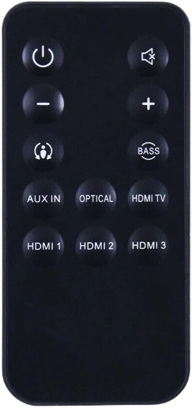 New Remote Control Replacement fit for JBL Cinema SB400 SB200 93040000860 Soundbar Speaker System...