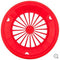 Classic Red 10-3/8" Plastic Paper Plate Holders, Set of 4...