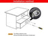 Recessed Type Furniture Wardrobe Drawer Pull Handle Silver Flat Cabinet Flush Ring Pull 2pcs...