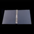 3PCS A5 6 Ring Binder Cover Clean Transparent Soft PVC for Refillable Notebook Shell withMatte surfaceforStamp & Die Storage...