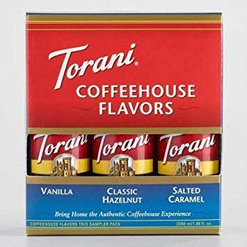 Coffee Syrup Coffeehouse Flavors Trio Sampler Pack...