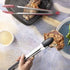 DI ORO Silicone Tongs for Cooking - Heat-Resistant Kitchen Tongs for Cooking with Silicone Tips - Small 9" & Large 12" for Nonstick Cookware - Sta...