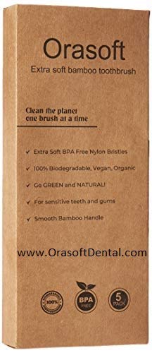 Extra Soft Toothbrush for Sensitive Teeth and Gums 5 Pack | Soft Bristle Toothbrushes | Extra Soft Toothbrush for Adults| Extra Soft Toothbrush fo...