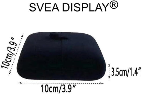 Navy Blue High End Luxurious Velvet Jewelry Box for Brooch Honorary Pin Badge Box Special Presentation Premium Grade Unique Design (Jewelry is not...