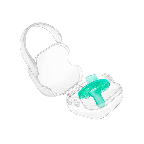 Pacifier Case Pacifier Holder Case Pacifier Clip Binky Holder Case Pacifier Box Pacifier Accessories 2 Pack Clear Hook Design...