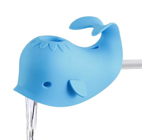 PandaEar Bath Spout Cover, Baby Bathtub Faucet Cover, Baby Shower Protector Cover for Kids Toddlers, Universal Fit -Whale (Blue)...