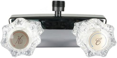 RV/Mobile Home Shower Faucet With Top Threaded Diverter - Chrome...