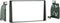 Metra Electronics 95-7323 Double DIN Installation Kit for 2006-up Kia Sedona/Hyundai Entourage Vehicles (Black)...