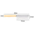 2Pcs Dog Cat Comb Grooming Comb with Wooden Handle Stainless Steel Teeth,Pet Grooming Slicker Brush, Open Knot Pet Hair Trimming for Dog Cat...